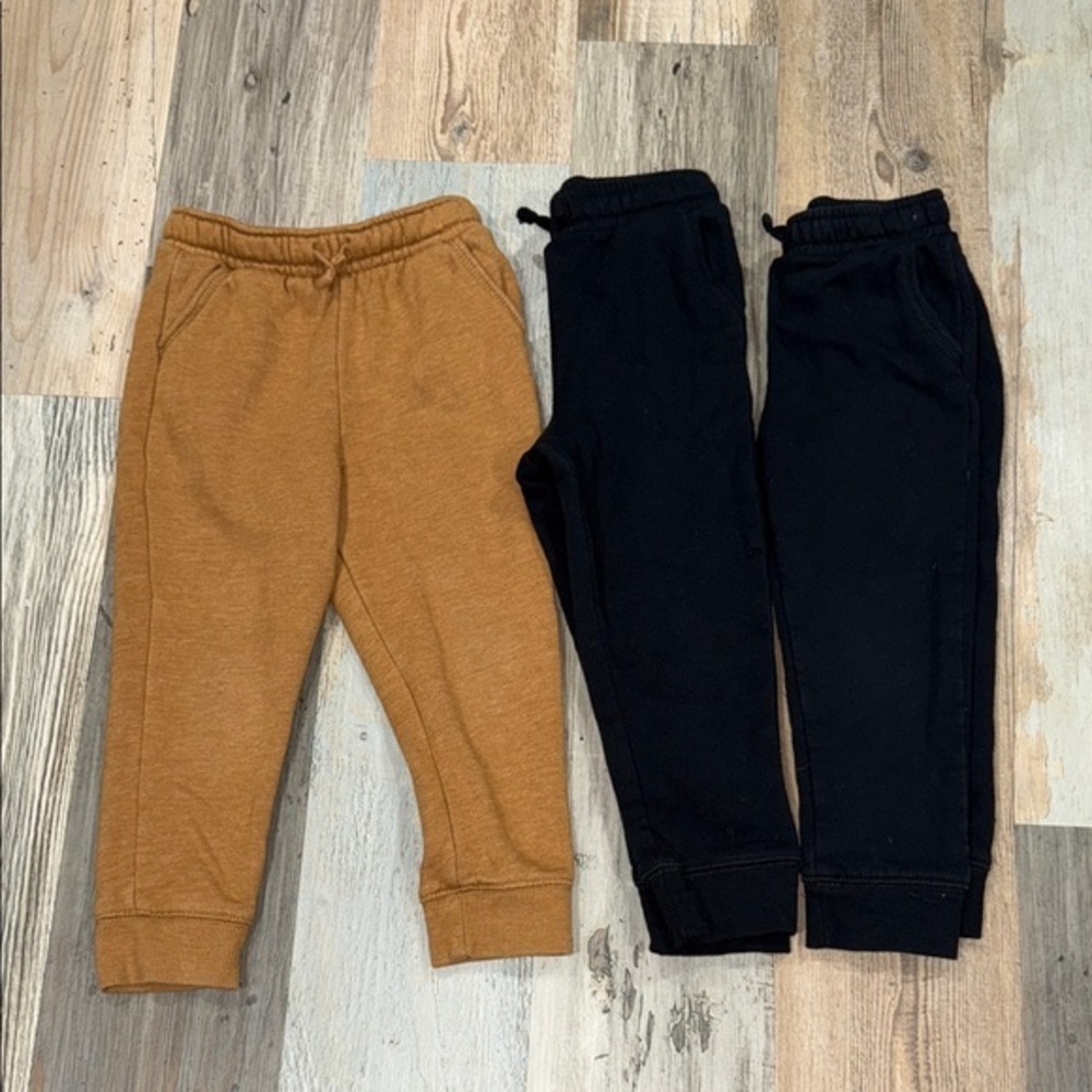 Cat & Jack Black and tan Kids' Joggers